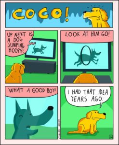 coco the dog ozan draws comics 14 5a38c8e035a34 png  700 247x300 - 17 Hilariously Pessimistic Comics About Coco The Jolly Dog That Every Pessimist Will Relate To
