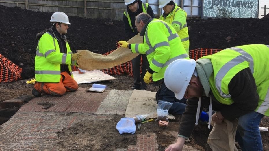 delicate discovery how a rare roman mosaic was lifted from the ground - Delicate discovery: How a rare Roman mosaic was lifted from the ground