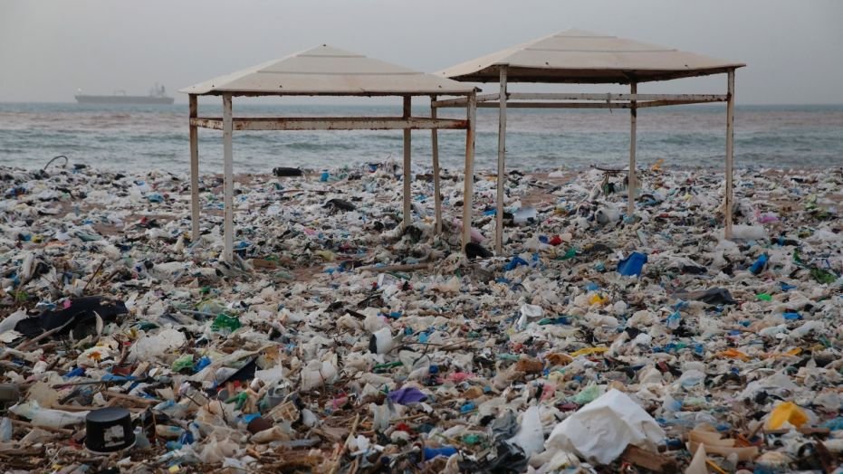 flood of garbage hits beach in lebanon sparks outrage - Flood of garbage hits beach in Lebanon, sparks outrage