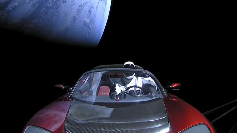 elon musks tesla roadster headed for earth or venus crash in a few million years - Elon Musk's Tesla Roadster headed for Earth or Venus crash (in a few million years)