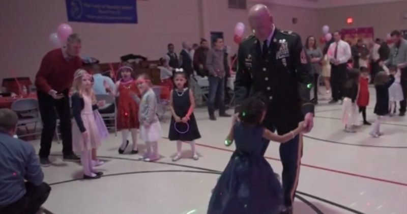 military sergeant escorts little girl to daddy daughter dance after her father dies - Military Sergeant Escorts Little Girl To Daddy-Daughter Dance After Her Father Dies
