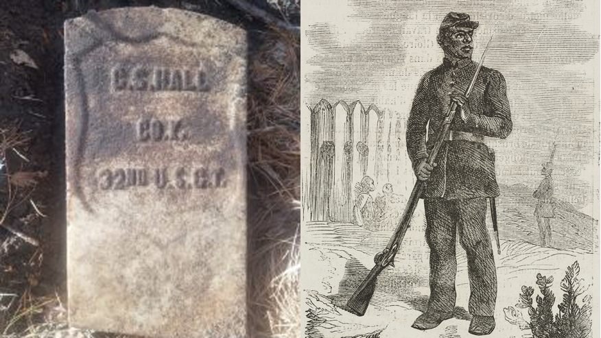 1550941606 civil war soldiers gravestone discovered may offer vital clue to long lost african american cemetery - Civil War soldier’s gravestone discovered, may offer vital clue to long-lost African-American cemetery