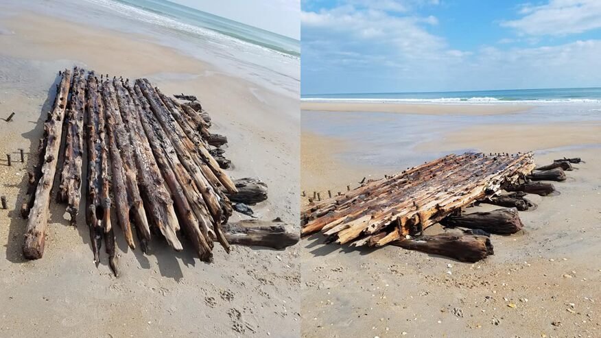 1580666690 shipwreck linked to mutiny and murder mystery appears on north carolina beach - Shipwreck linked to mutiny and murder mystery appears on North Carolina beach