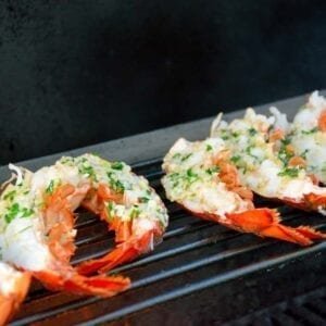 Grilled Lobster Tails Recipe- Succulent, tender lobster tails grilled to perfection with garlic, butter and parsley.