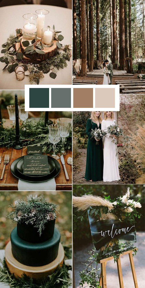 1596323063 305 top 10 winter wedding color ideas for 2020 - Top 10 Winter Wedding Color Ideas for 2020